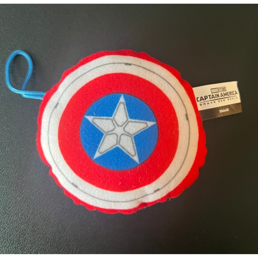 Marvel Captain America Brave New World Shield Plush McDonalds HappyMeal Toy 2024
